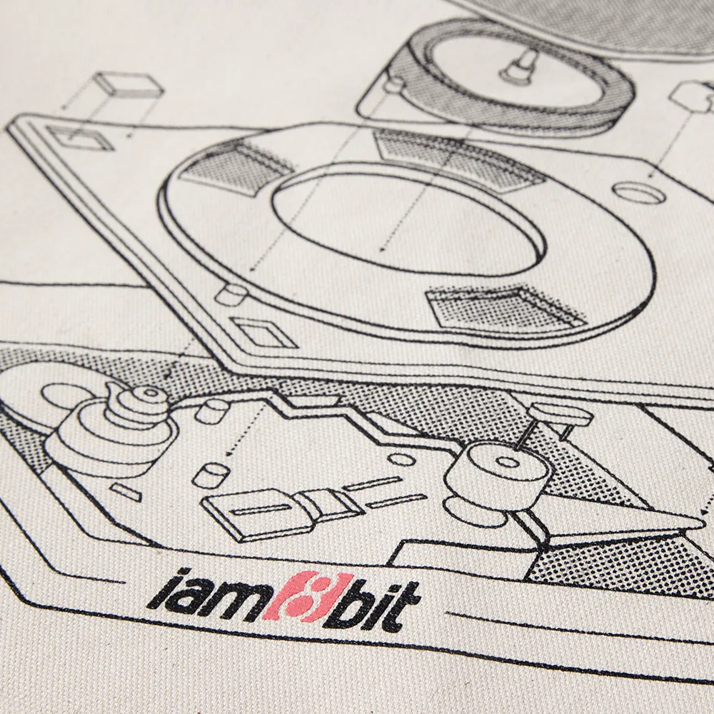 iam8bit Record Tote Bag