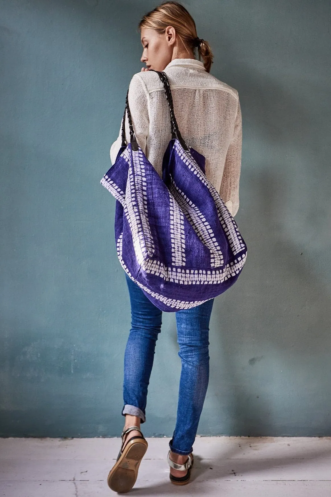 INDIGO HEMP BAG BOBBY