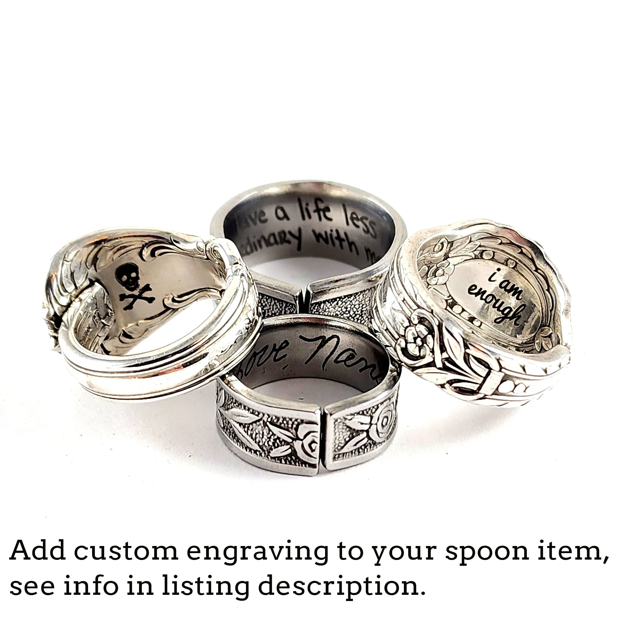 International Silver 13 Colonies Wrap Around Spoon Ring