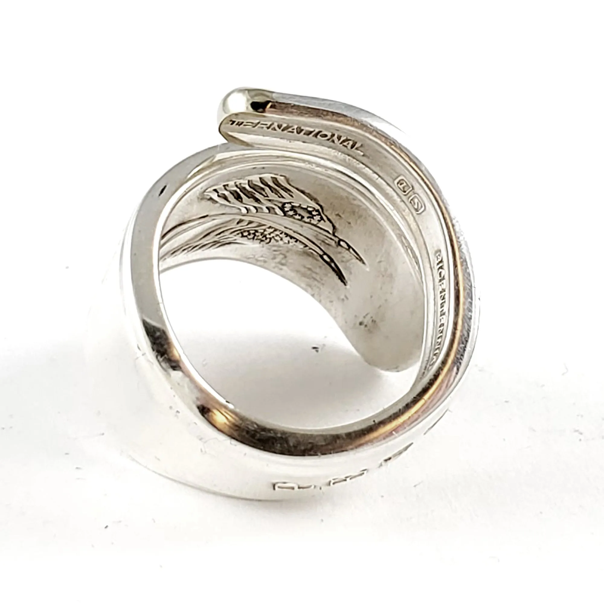 International Silver 13 Colonies Wrap Around Spoon Ring