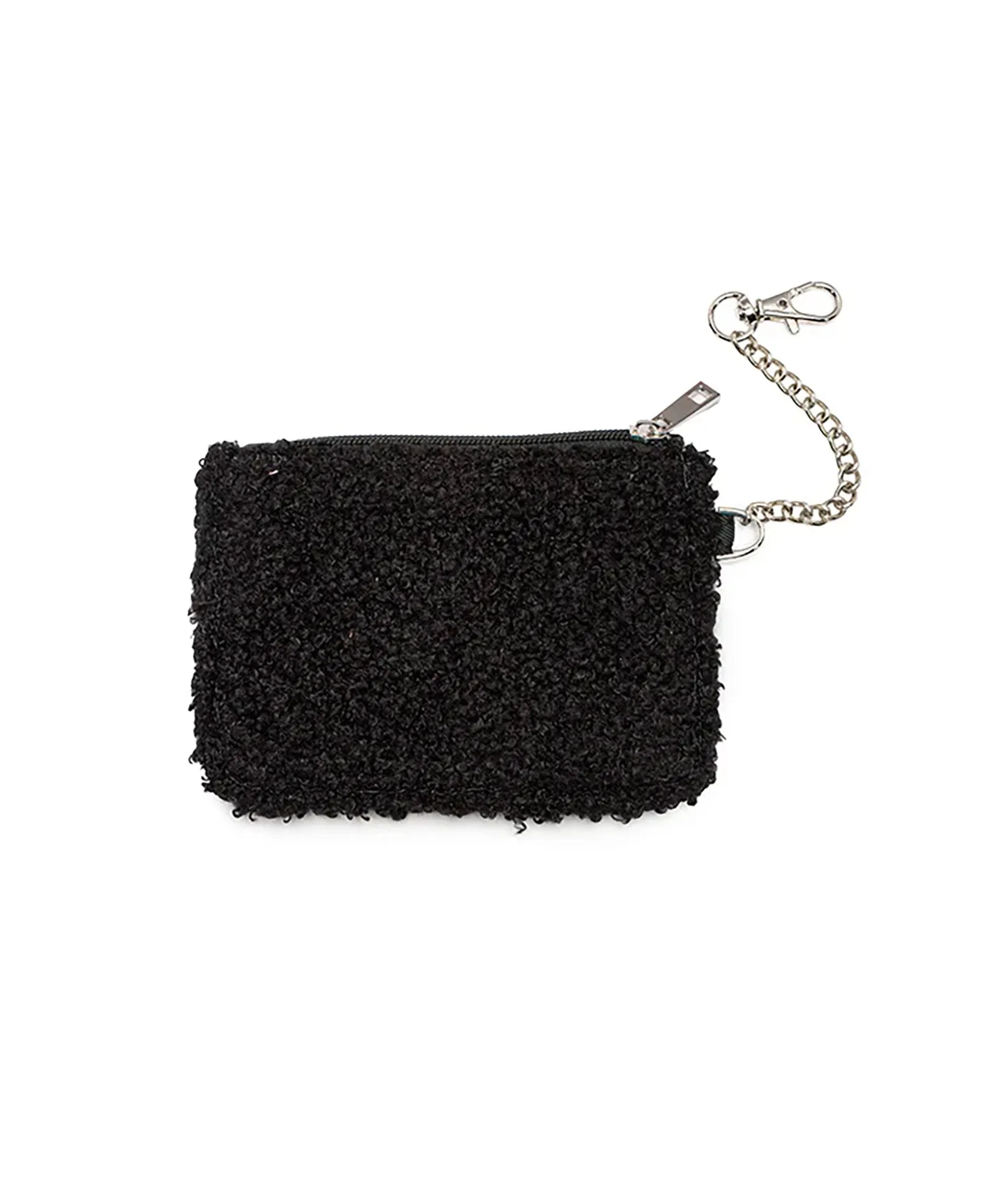 Keychain Pouch Black With Crystals