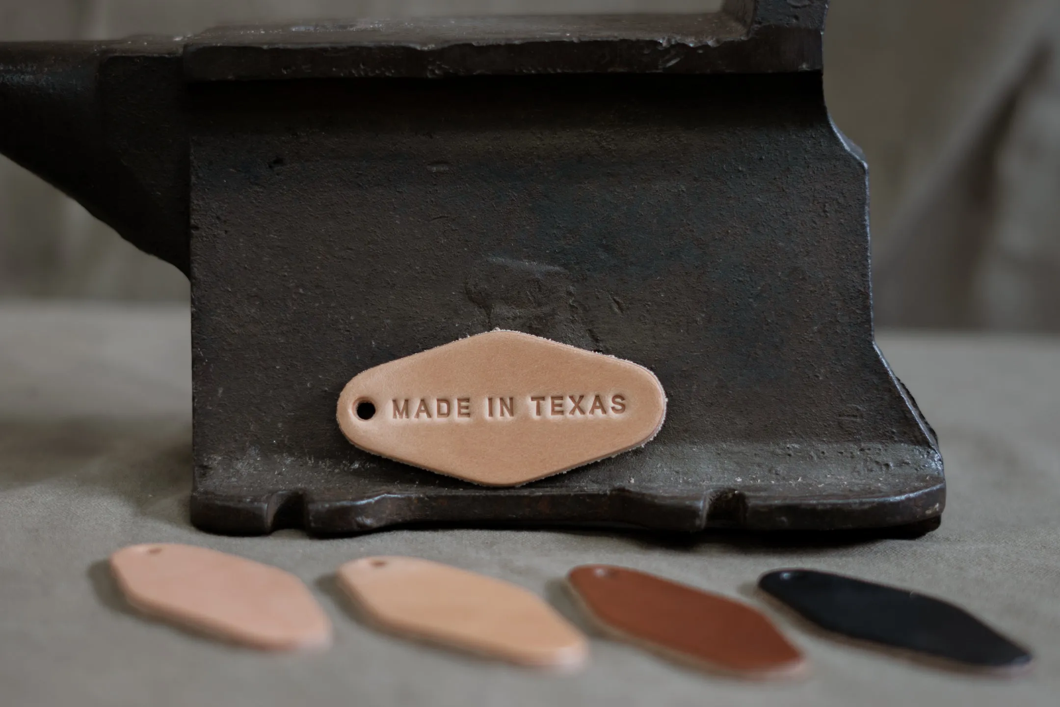 Leather Motel Key Tag | Made In Texas | Manready Mercantile