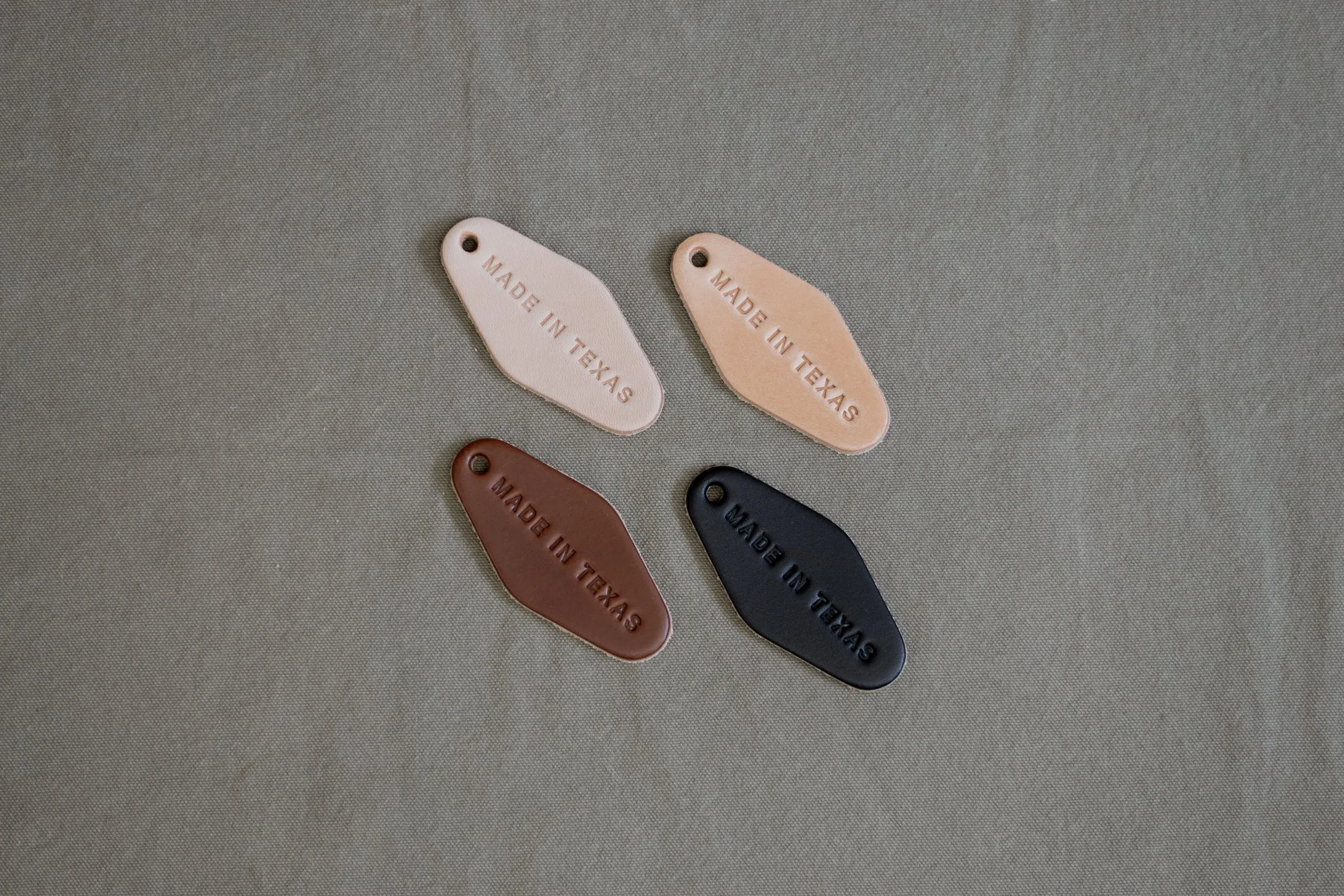 Leather Motel Key Tag | Made In Texas | Manready Mercantile