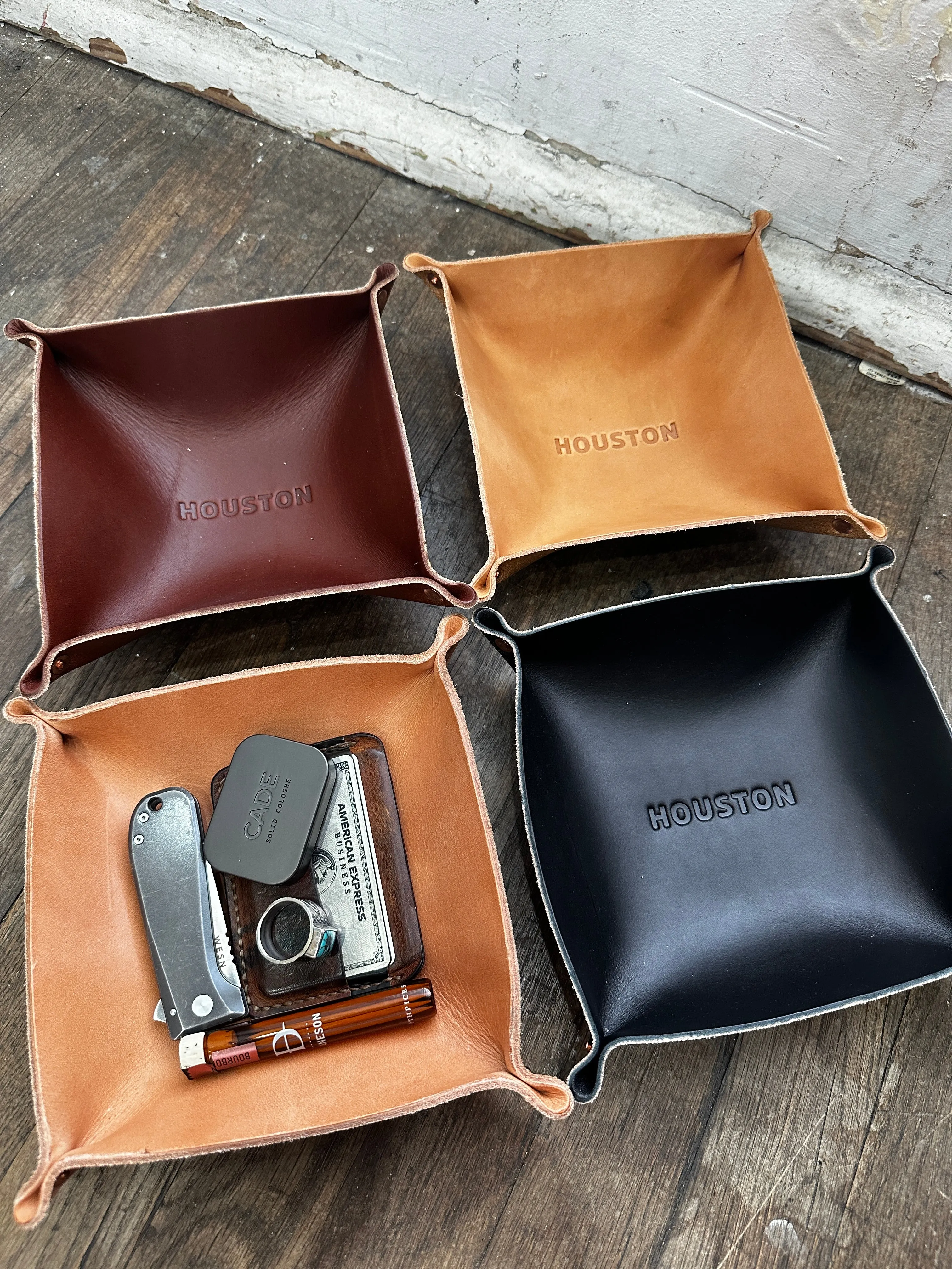 Leather Valet Tray | Houston | Manready Mercantile