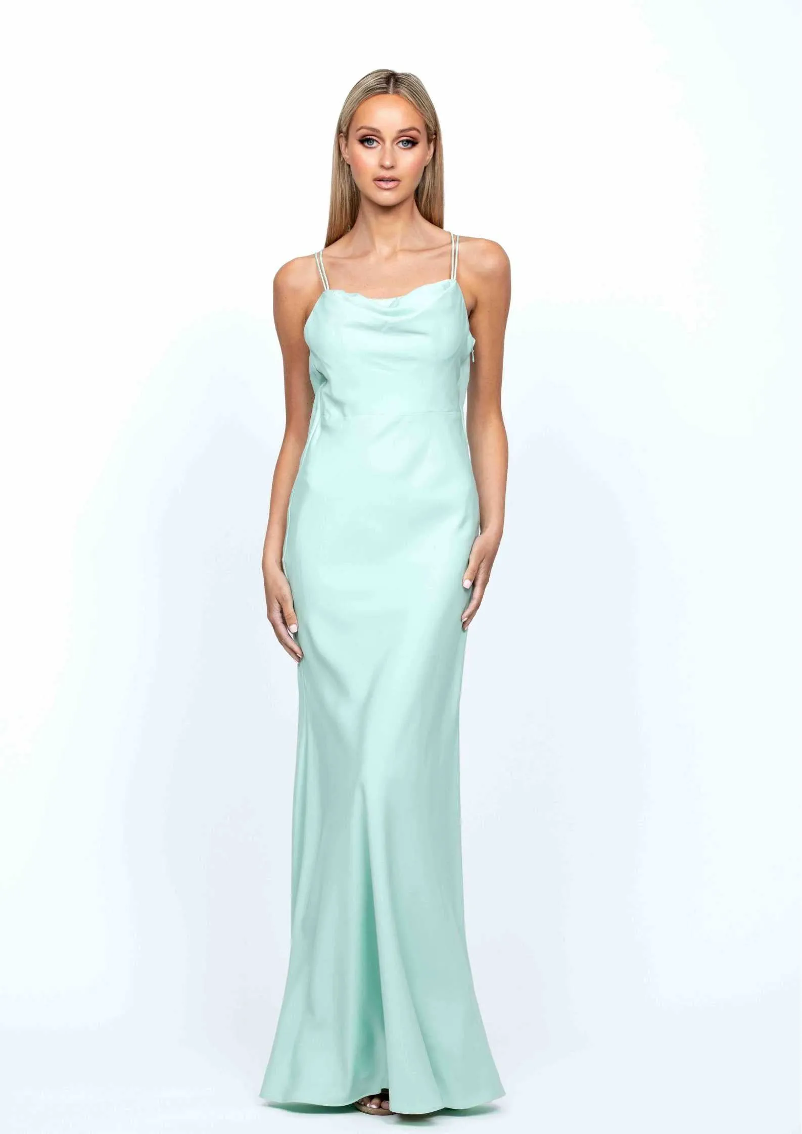 Lover Draped Cowl Gown