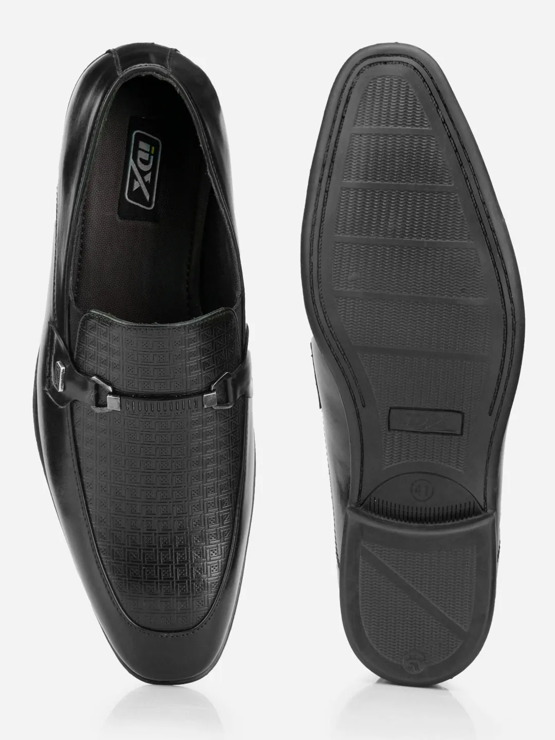 Men's Black Regular Toe Slip On Formal (IX2032)