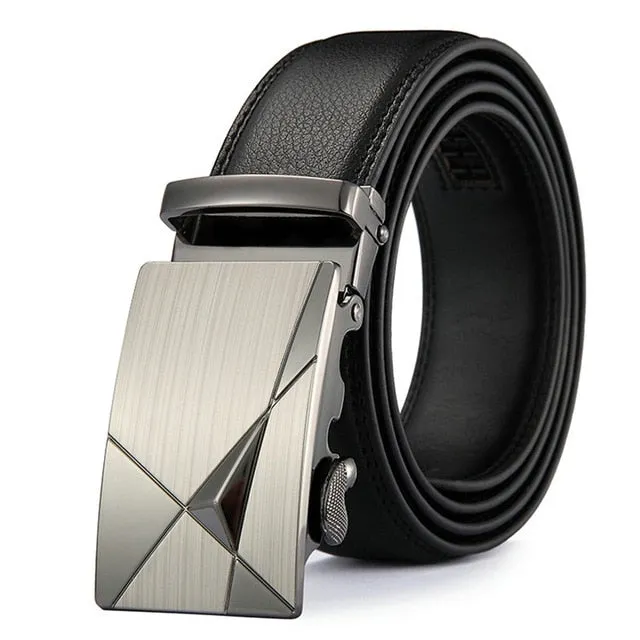 Modern Luxury Fashion Alloy Buckle Genuine Leather Belts