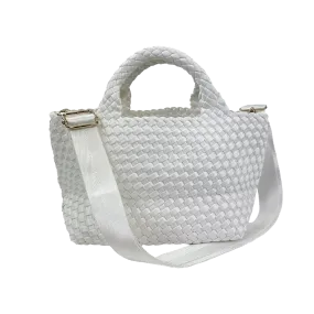 Molly Woven Satin Tote