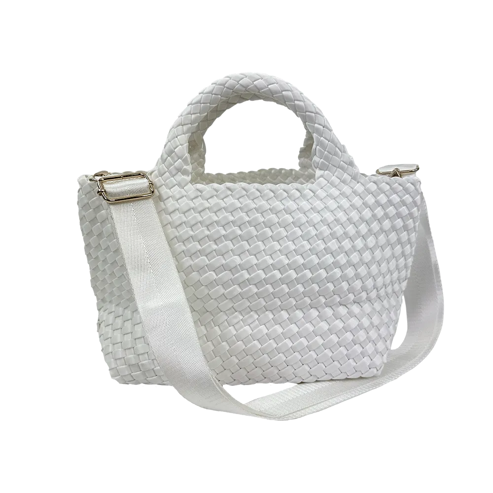 Molly Woven Satin Tote