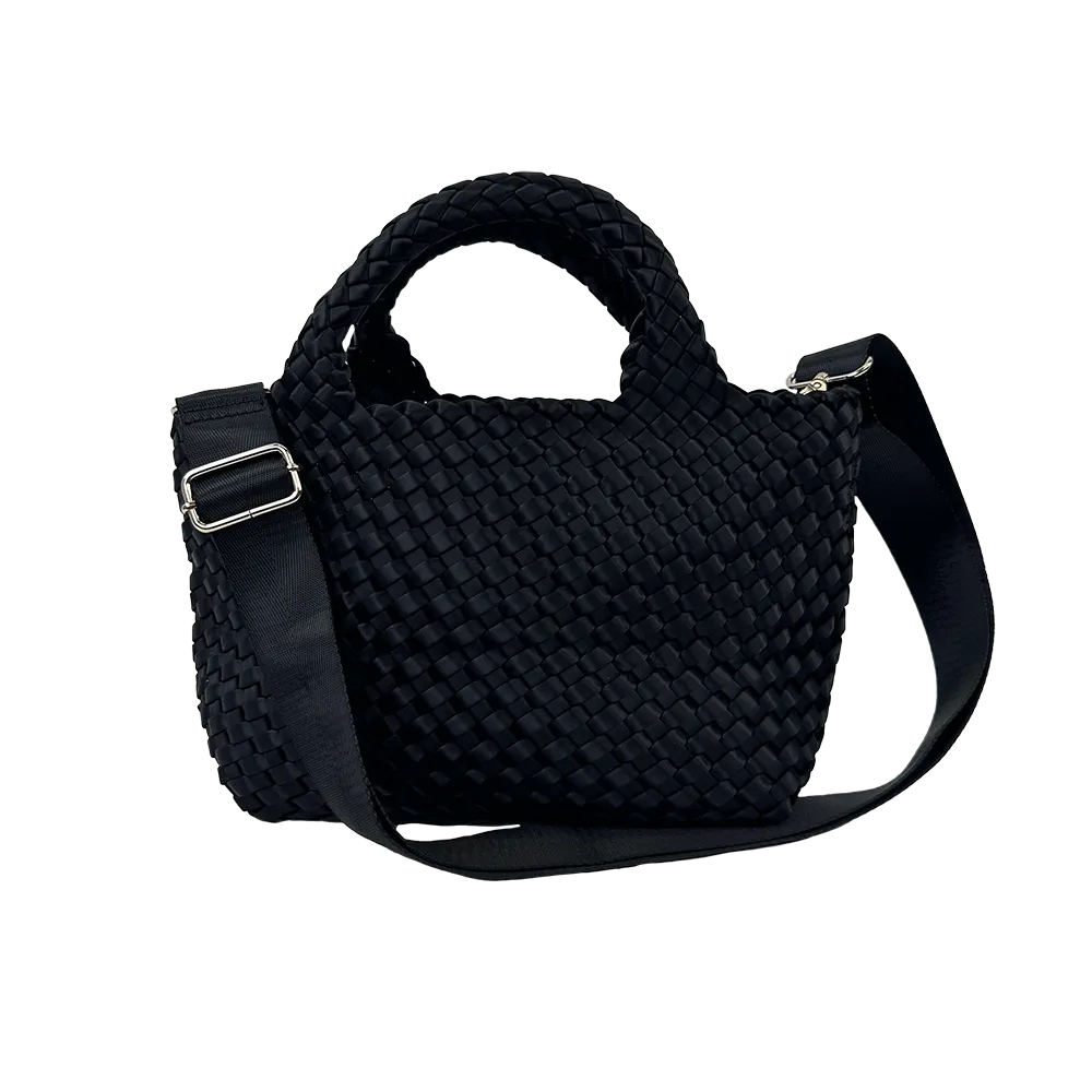 Molly Woven Satin Tote