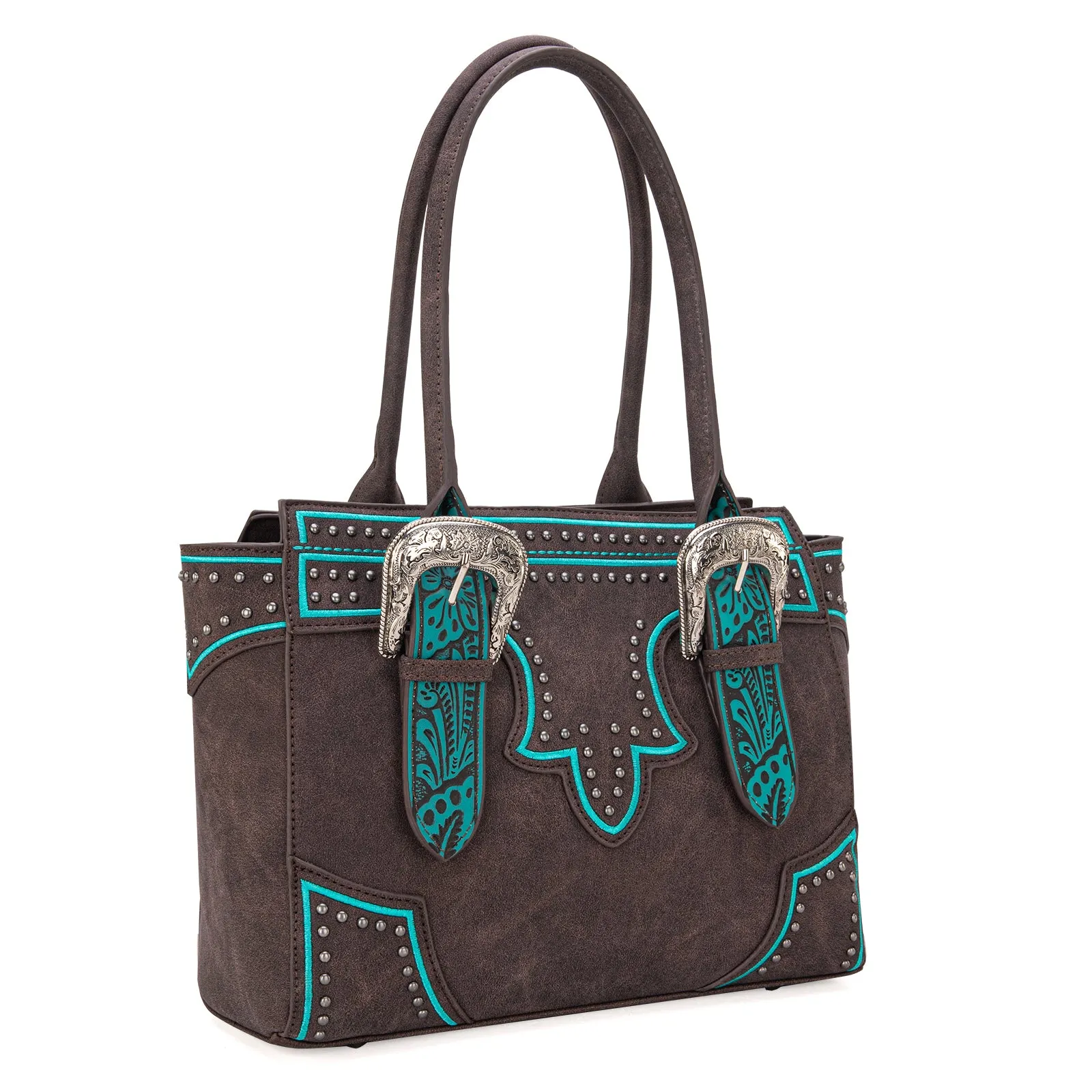 MW1282G-8317  Montana West Buckle Collection Concealed Carry Tote