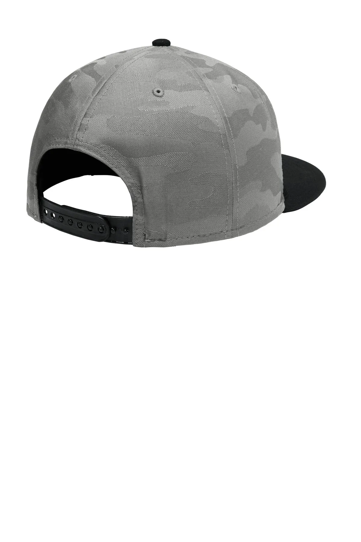 New Era Camo Flat Bill Snapback Cap NE407