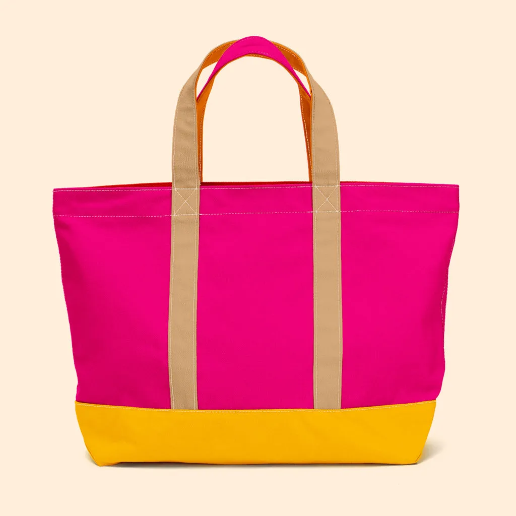 "Big Sur" Zippered Tote (BS190012Z)