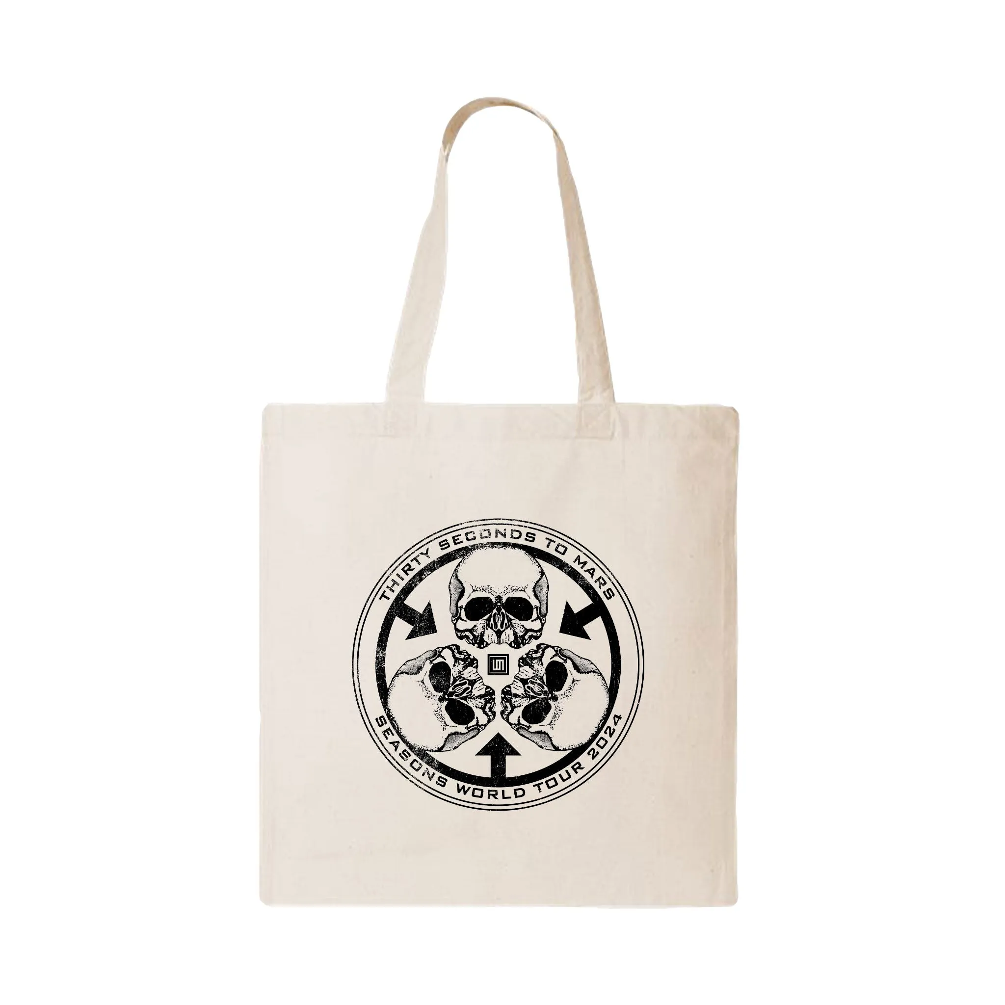 Seasons World Tour Trinity Skull Tote Bag