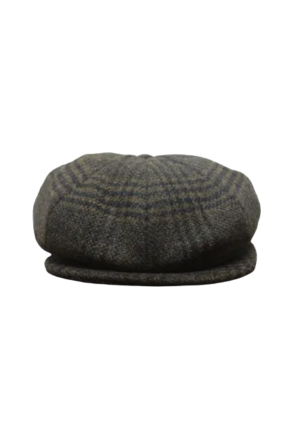 STATUS Brown Newsboy Cap