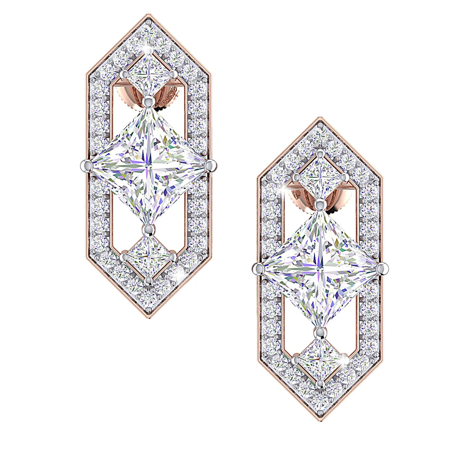 THE CORNITHIAN PRINCESS SOLITAIRE STUDS