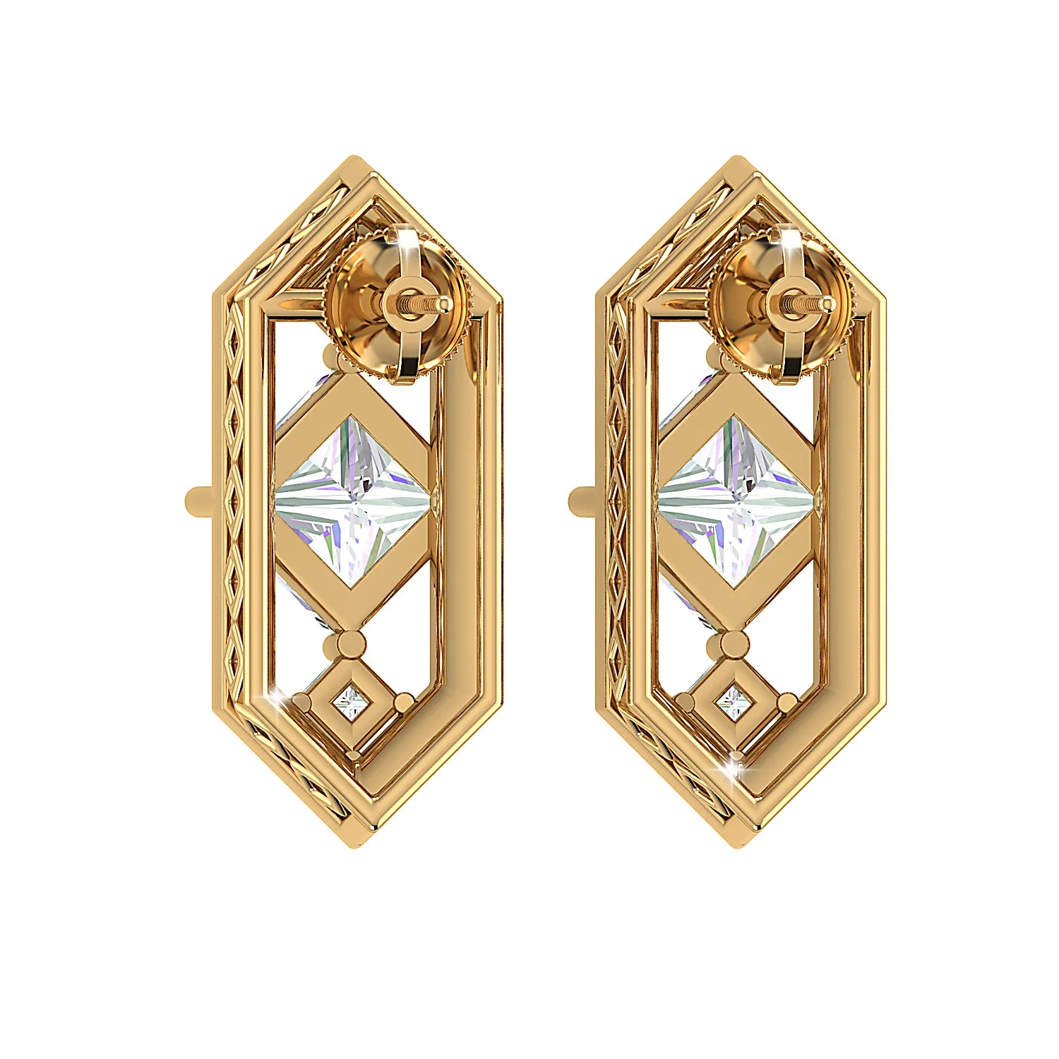 THE CORNITHIAN PRINCESS SOLITAIRE STUDS