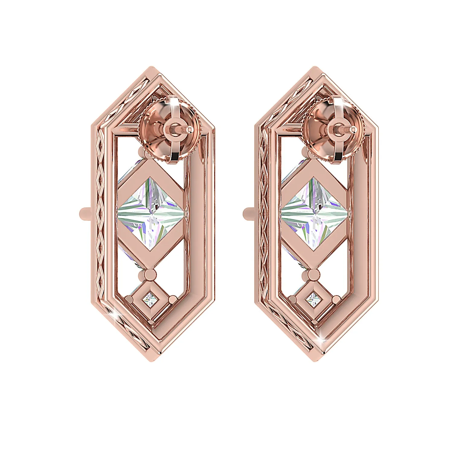 THE CORNITHIAN PRINCESS SOLITAIRE STUDS