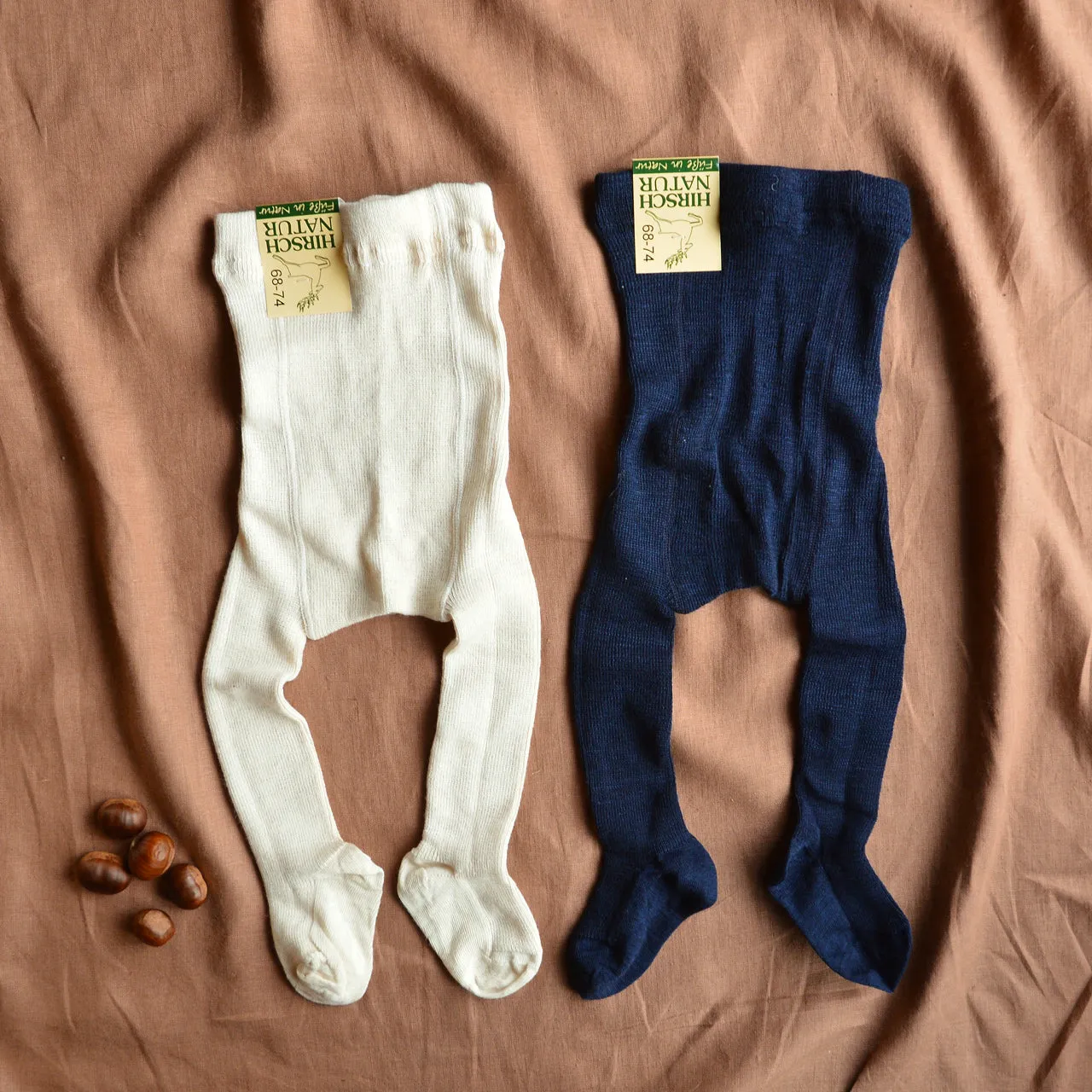 Tights in 50/50 Organic Merino/Cotton (Baby 0-5y)