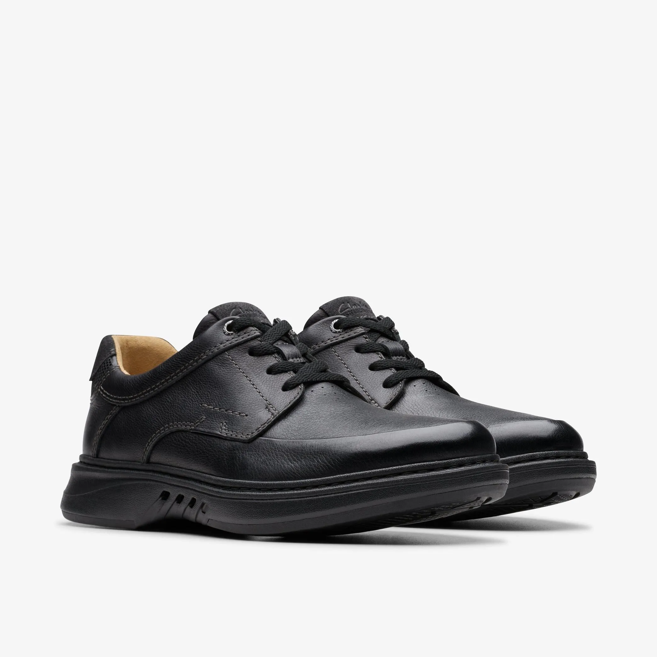 Un Briley Lace Black Leather by Clarks