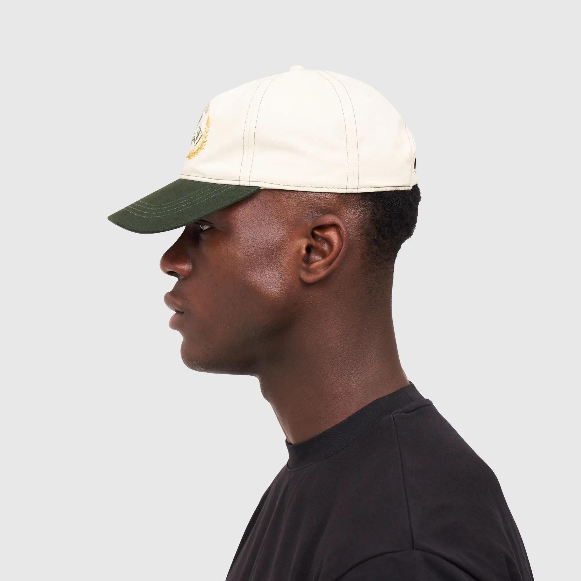 Yacht Club Hat (Cream/Green)